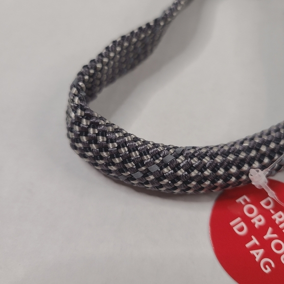 NWT Kong Reflective Rope Dog Collar Grey Size Small - Picture 4 of 6